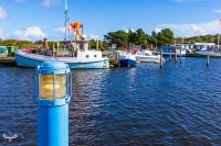13378 - Bork Havn - harbor lantern and boats