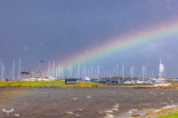 13424 - Rainbow and storm over Bork Havn