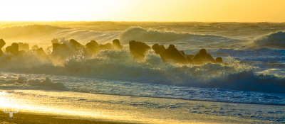 3162 - Bovbjerg Klint beach waves