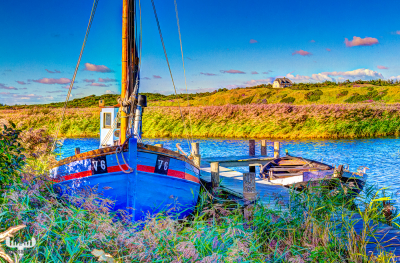 3942 - Fishing Boat in Ringkøbinf Fjord at Nymindegab havn I