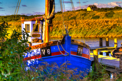 3944 - Fishing Boat in Ringkøbinf Fjord at Nymindegab havn II