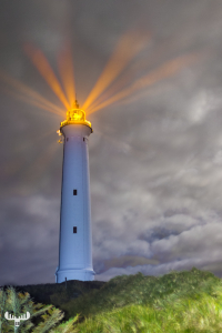 9423 - Nr.Lyngvig Fyr lighthouse rays