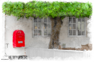 10126 - Postbox at Hotel Ringkøbing - Art version