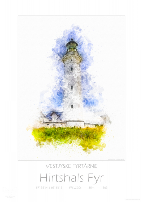 10666 - Vestjyske Fyrtårne - Hirtshals Fyr Lighthouse