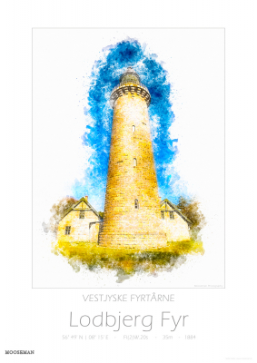 10667 - Vestjyske Fyrtårne - Lodbjerg Fyr Lighthouse