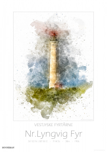 10668 - Vestjyske Fyrtårne - Nr.Lyngvig Fyr Lighthouse