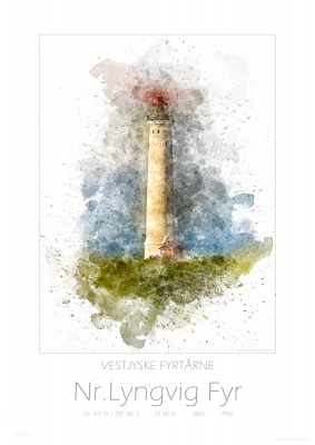 10668 - Vestjyske Fyrtårne - Nr.Lyngvig Fyr Lighthouse