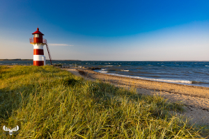10464 - Grisetå Odde Fyr Lighthouse with beach