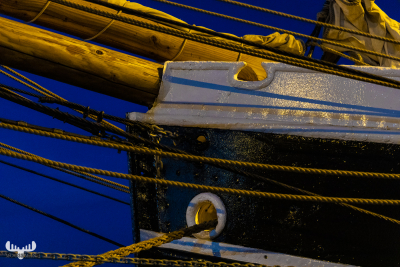 10489 - Sailing boat details in Hvide Sande havn harbor