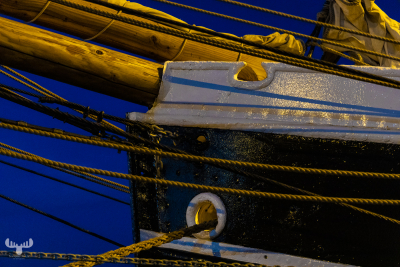 10489 - Sailing boat details in Hvide Sande havn harbor