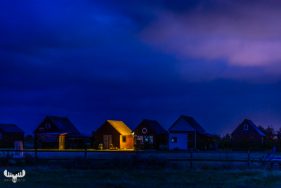 10708 - Nr.Lyngvig havn ahrbor at night