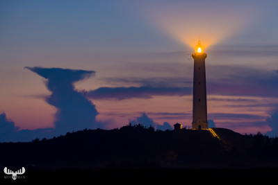 10940 - Nr.Lyngvig lighthouse and the clouds