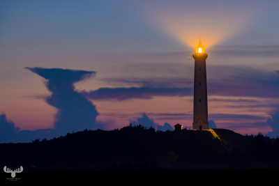 10940 - Nr.Lyngvig lighthouse and the clouds