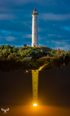 10979 - Nr.Lyngvig Fyr lighthouse – Day and Night