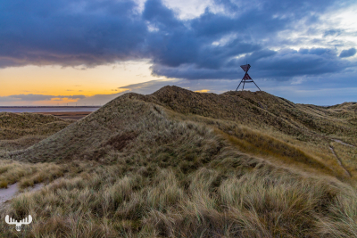 11038 - Husby Klit Båke seamark on dune