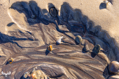 11106 - Søndervig beach sand art