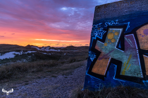 11488 - Bunker graffitti and sunset