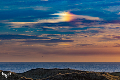 11543 - Iridescent clouds at the North Sea, Nr.Lyngvig