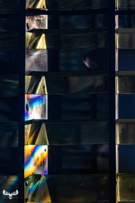 11577 - Hanstholm Fyr lighthouse - Fresnel Lens color art