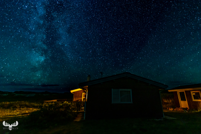 11665 - Starry sky over summercottage
