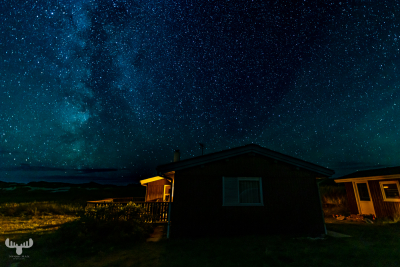 11665 - Starry sky over summercottage