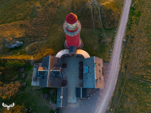 11668 - Bovbjerg Fyr lighthouse from above