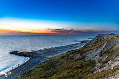 11692 - Bovbjerg Klint cliffs at sunset