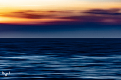 11835 - North Sea Sunset with movement - art version