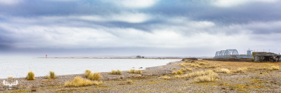 11925 - Oddesundbroen and Grisetåodde fyr lighthouse panorama