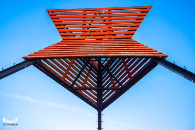 11974 - Bøgsted Rende Båke seamark into the sky