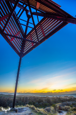 11978 - Bøgsted Rende Båke at sunset