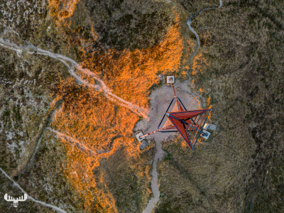 12100 - Husby Klit Båke from above