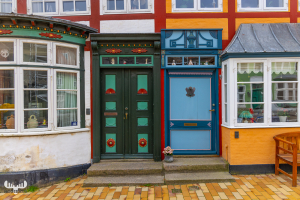 12484 - Tønder colorful doors