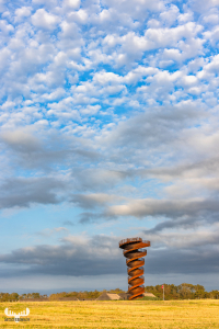 12545 -Marsk tårnet - Marsk Tower with clody blue sky