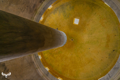 12559 - Højer Vandtårn watertower inside ceiling
