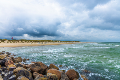 12628 - Løkken pier, beach and seamark