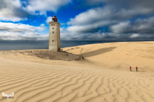 12663 - Rubjerg Knude Fyr ligthouse with dune sand structure II