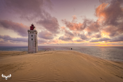 12687 - Rubjerg Knude Fyr ligthouse at sunset IV