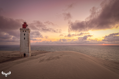 12691 - Rubjerg Knude Fyr ligthouse at sunset II