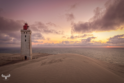 12691 - Rubjerg Knude Fyr ligthouse at sunset II