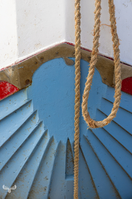 12757 - Fishings boat details at Stenbjerg Landingsplads