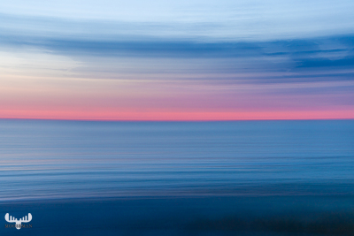 12803 - North Sea soft sunset colors in motion - art version