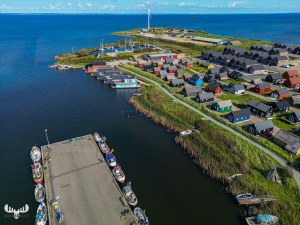 12811 - Tyskerhavn pier from above