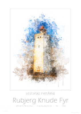 12817 - Vestjyske Fyrtårne - Rubjerg Knude Fyr Lighthouse