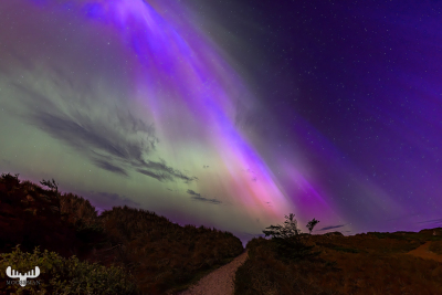 12975 - Northern lights at Nr.Lyngvig lamdscape