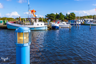 13378 - Bork Havn - harbor lantern and boats