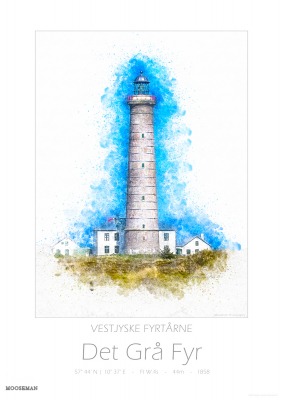 13476 - Vestjyske Fyrtårne - Det Grå Fyr - Skagen Lighthouse