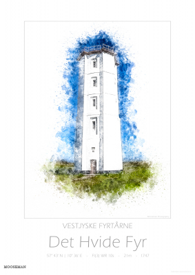 13477 - Vestjyske Fyrtårne - Det Hvide Fyr Lighthouse