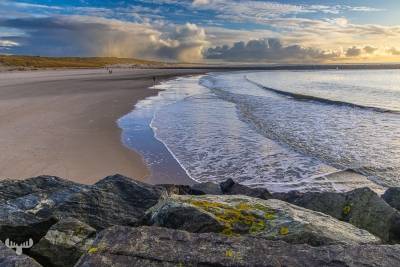 13536 - Hvide Sande Beach with cloud formations