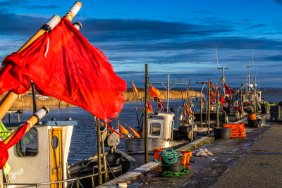 13581 - Tyskerhavn harbour pier with fishing boats